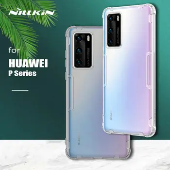 Za Huawei P40 P30 P20 Pro Primeru Nillkin Mehko TPU 0,6 mm Ultra-Tanek Telefon Primeru za Huawei P40 P30 P20 Pro Lite Silikonski Pokrov Primeru