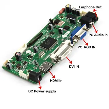 Za krmilnik odbor LP141WX1-TL01/TL02/TL03/TL04/TL05/TL06 M. NT68676 30pin LG DIY VGA LVDS LED HDMI kit DVI 1280*800 14.1