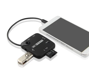Za Lenovo YOGA KNJIGA YB-X90F/X91 Tablet OTG linija Micro USB razdelilnik docking station Card reader