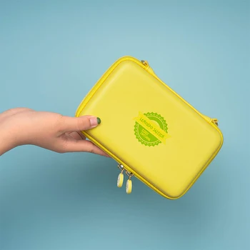 Za Nintendo Stikalo Prenosni Primeru Vrečko Limone Vrečko EVA Težko Pokrivajo Lupini NS Škatla za Shranjevanje Za Nintend Stikalo igralne Konzole Dodatki