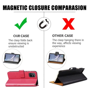 Za OnePlus 8T Primeru Flip Denarnice PU Usnjena torbica Za OnePlus 8T 1+8T Pokritje Visoko Kakovost Knjigo Stati Reža za Kartico Telefona Primerih