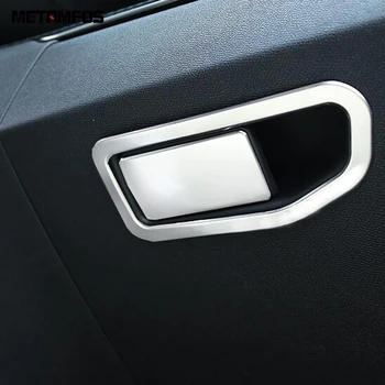 Za Peugeot 3008 GT 2016-2018 2019 2020 Ogljikovih Vlaken, Škatle za Rokavice za Shranjevanje Posode Omarico Vrat Ročaj Kritje Trim Notranje Opreme