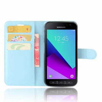 Za Samsung Galaxy Xcover 4 Primer Denarnica Usnje Pokrovček Za Samsung Galaxy XCover 4 G390F SM-G390F Telefon Primeru Zajema Coque
