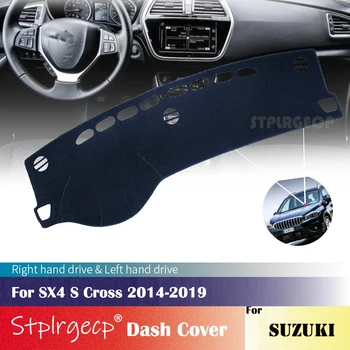 Za Suzuki SX4 S Križa-2019 Anti-Slip nadzorna plošča Pokrov Zaščitni Ploščici Avto Dodatki Dežnik Preprogo 2016 2017 2018