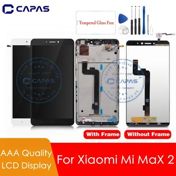 Za Xiaomi Mi Max 2 LCD-Zaslon Računalnike + Okvir Za Xiaomi Max2 Zaslon na Dotik Skupščine zaslon na Dotik Zamenjava Rezervnih Delov