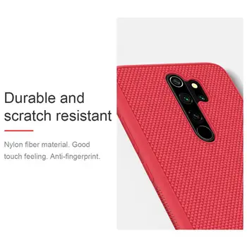 Za Xiaomi Redmi Opomba 8 Pro Primeru Nillkin Luksuzni Teksturo Poslovnih Slim Nazaj Kritje za Xiaomi Redmi Opomba 8 Pro Silikonski Primeru Telefon