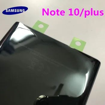 Zadnja stran Baterije Steklena zadnja Vrata Pokrovček Za Samsung Galaxy NOTE 10 N970 NOTE10 plus N975 N975F Pre-samolepilne nalepke+ORODJA