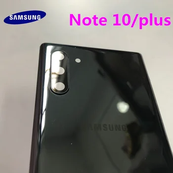 Zadnja stran Baterije Steklena zadnja Vrata Pokrovček Za Samsung Galaxy NOTE 10 N970 NOTE10 plus N975 N975F Pre-samolepilne nalepke+ORODJA