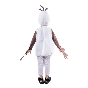 Zamrznjeno Olaf otroci Jumpsuit Stopnji Uspešnosti Kostum Halloween Cosplay Kostum Film Snežaka Stranka Obleko