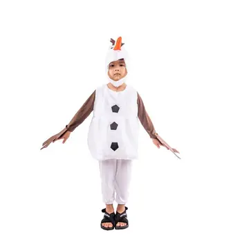 Zamrznjeno Olaf otroci Jumpsuit Stopnji Uspešnosti Kostum Halloween Cosplay Kostum Film Snežaka Stranka Obleko