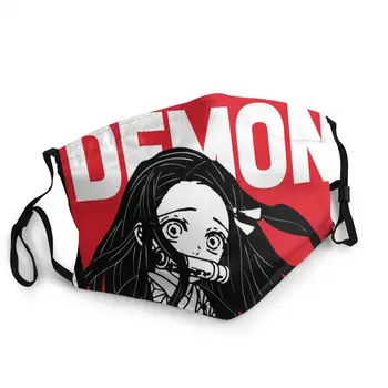 Zaščita je Maska Nezuko Premium Smešno Unisex Demon Slayer Kimetsu Ne Yaiba Japonski Anime Stroj Tkanine Masko Respirator