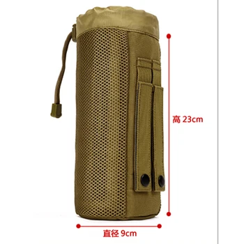 Zaščitnik Prostem Taktično Steklenico Vode Vrečka Vojaške Molle Pack Prikrivanje Prestavi Pasu Nazaj Plus Paket za Šport Kampiranje, Pohodništvo