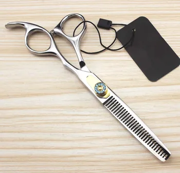 Zgornji razred strokovno 6 inch Japonska 440c 9cr13 gem škarje redčenje barber las škarje nastavite frizerske škarje Brezplačna dostava