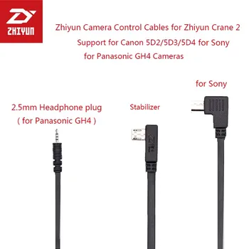 Zhiyun Fotoaparat Gimbal krmilni Kabel Micro USB na CTIA Kabel ZW-CTIA-002 za Panasonic GH4 Fotoaparat Accesorios
