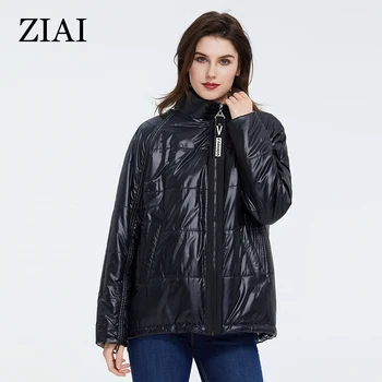 ZIAI 2020 Ženske jakna, kratke črne plus velikost parka toplo windproof plašč s stojalom ovratnik visoko kakovostne ženske za outwear ZM-3053