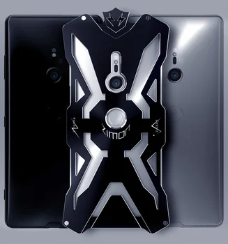 Zimon Oklep Shockproof Zunanji Kovinski Zadnji Pokrovček Za Sony Xperia XZ3 Aluminijev Anti-knock Močan Primeru Za Sony Xperia XZ3 Coque