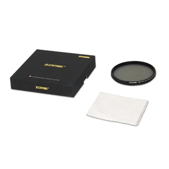 ZOMEI ABS Slim Nastavljiv Filtro Nevtralni ND2-400 Filter Za DSLR Fotoaparat Objektiv Ne X Vzorec nd фильтр variabilni ND Filter