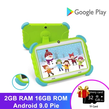ZONKO 7 palčni Otroci Tablet Android 9.0 Otrok Učenje, Izobraževanje Tablet Quad Core 2 GB 16 GB Dual Camera WiFi Prenosni tablični računalniki