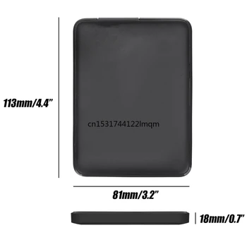 Zunanji Trdi Disk, USB3.0 HD HDD Trdi Disk 1TB/2TB Mobilne Trdi Disk HDD Naprave za Shranjevanje Za Mac Računalnik Desk Prenosnik