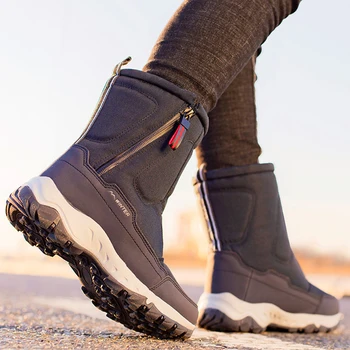 Zunanji Ženske Pozimi Škornji 2020 Zgostitev Toplo Plišastih Sneg Škornji Šport Potovanja Nepremočljiva Non-slip Platforma Čevlji Za Smučanje, Pohodništvo