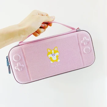 ZVEZDNATO GOZD roza srčkan nosite zaščitna vreča primerih za Nintendo Stikalo in Lite za dekleta