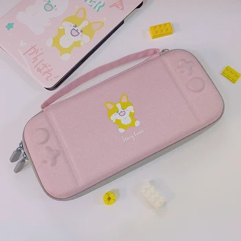 ZVEZDNATO GOZD roza srčkan nosite zaščitna vreča primerih za Nintendo Stikalo in Lite za dekleta