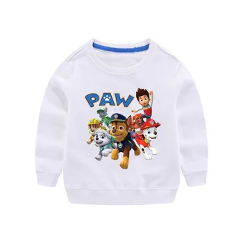 Šapa Patrol Baby Otroci Jopica Jesen Zima Dolgo sleeve T-shirt Fant, Dekle, Otroci, Oblačila, Risanka Otrok Oblačila 3-8Y Darilo za Rojstni dan