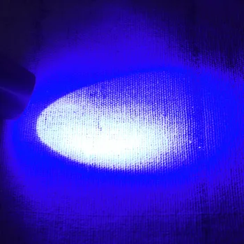 Šest luči USB Polnilna LED svetilka Identifikacijo Modra Svetloba Jade Baklo Nakit ID Valuti Potni list Odkrivanje UV Lučka