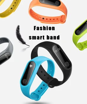 Šport Smart Band Health Monitor IP67 Nepremočljiva Bluetooth Fitnes Zapestnica za Apple, Samsung Xiaomi Mi Huawei Honor Pametne telefone