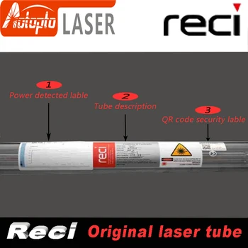 Štip laser tu W6 Laser Cev Co2 130W 150W 150 Watt Co2 Steklo Laserski Cevi Laserski Lučka za CO2 Laser Graviranje Rezanje