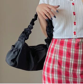 Ženske najlon vrečko majhno vrečko štruce dekle vrečko moda priložnostne ramenski messenger bag mehko fjjuu22