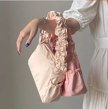 Ženske najlon vrečko majhno vrečko štruce dekle vrečko moda priložnostne ramenski messenger bag mehko fjjuu22