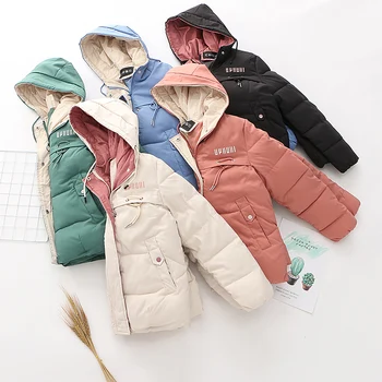 Ženske Zimske Parkas Plašč Pismo Tiskanja Bombaž Linijskih Hooded Zadrga Jakno Warmness Hoodies Coats 2020 Nove Priložnostne Ženski Outwear